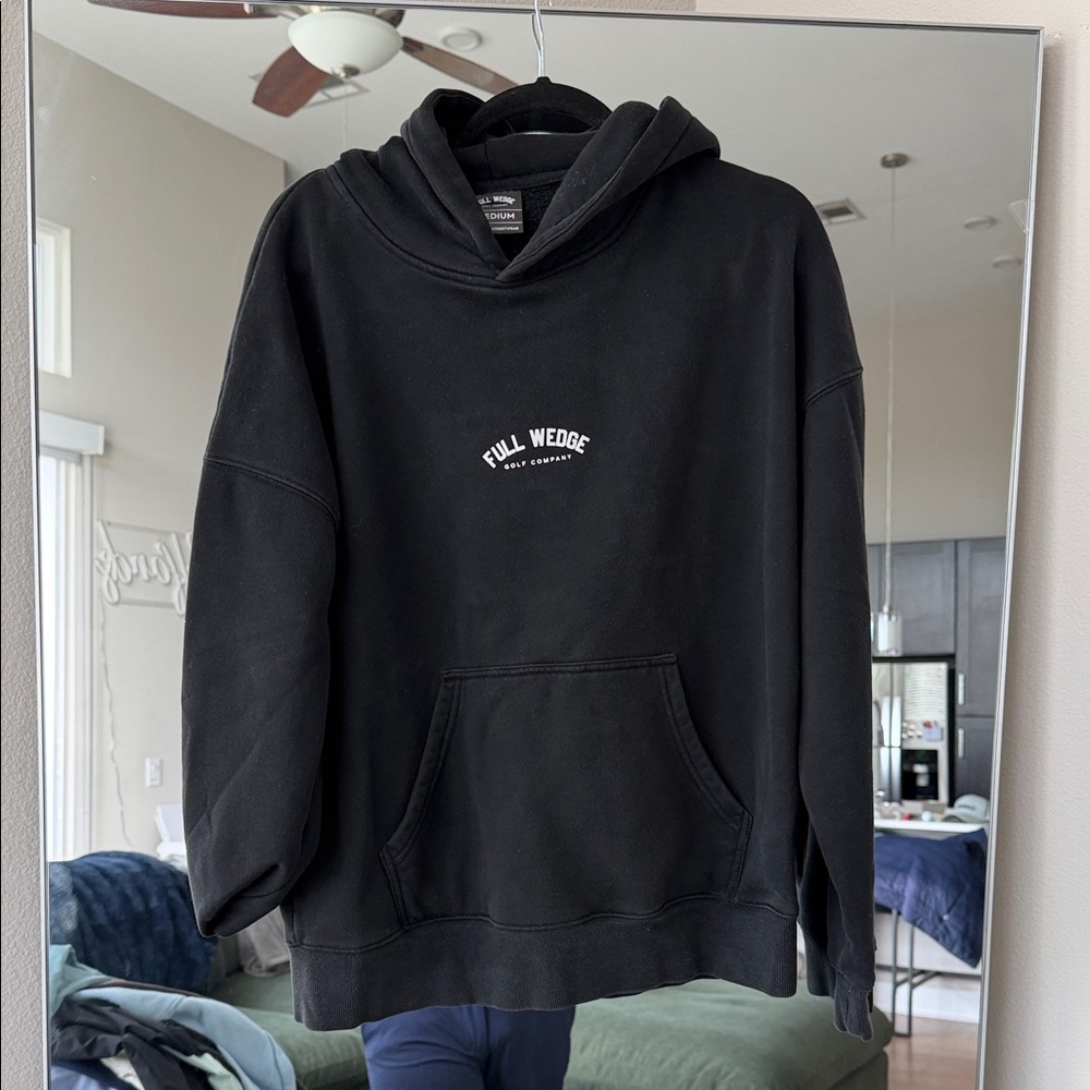 Full Wedge Golf Co. Black Hoodie - Men’s Medium